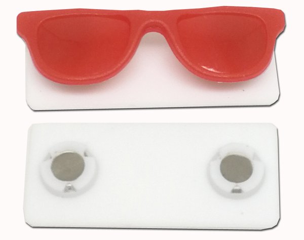magnetischer Brillenhalter (red)