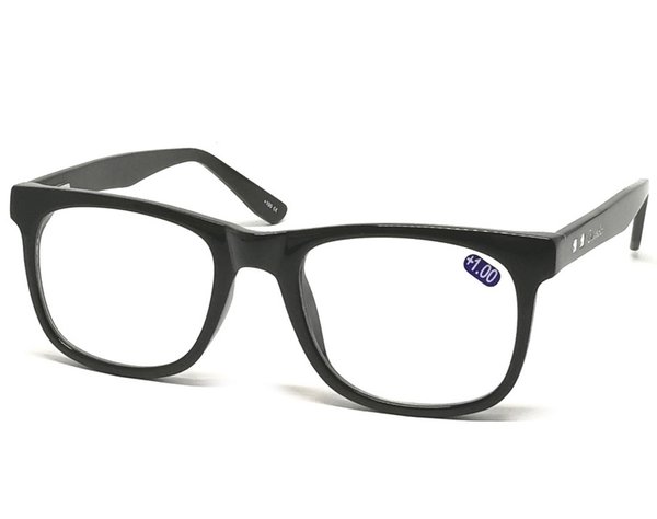 Brille mit Lesefenster & selbst tönenden Gläsern (Nero)