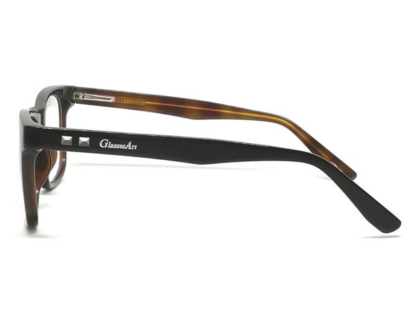 Brille mit Lesefenster & selbst tönenden Gläsern (Bruce)