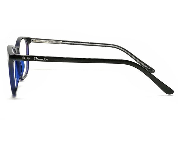 Brille mit Lesefenster & selbst tönenden Gläsern (Geri)