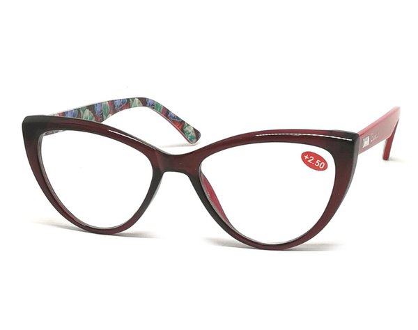 Brille mit Lesefenster & selbst tönenden Gläsern (Berta)