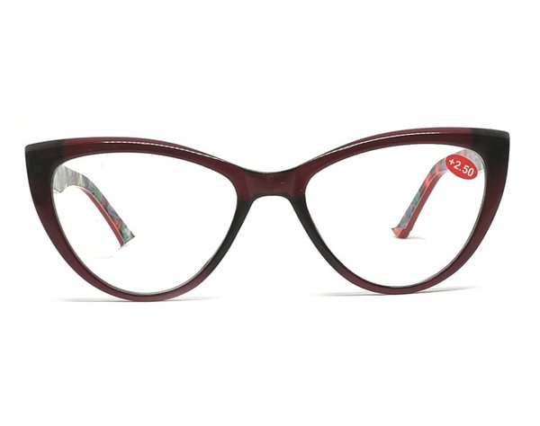 Brille mit Lesefenster & selbst tönenden Gläsern (Berta)