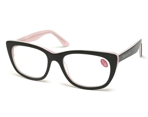 Brille mit Lesefenster & selbst tönenden Gläsern (Bella)