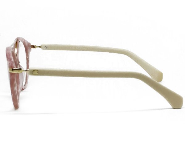Brille mit Lesefenster & selbst tönenden Gläsern (Rosa)