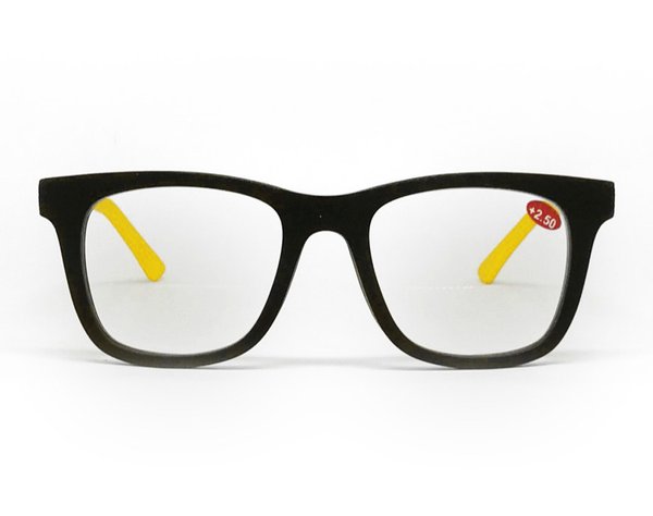 Brille mit Lesefenster & selbst tönenden Gläsern (Sonja)
