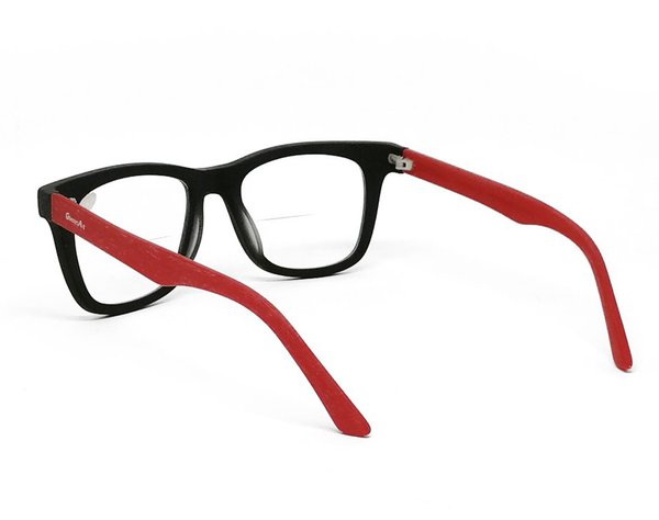 Brille mit Lesefenster & selbst tönenden Gläsern (Rossi)