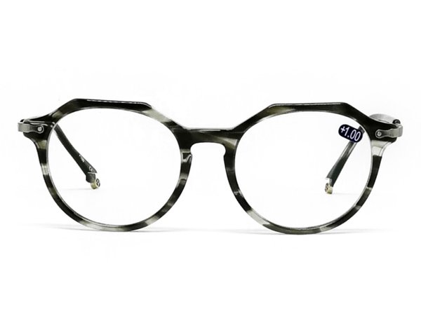 Brille mit Lesefenster & selbst tönenden Gläsern (Erika)