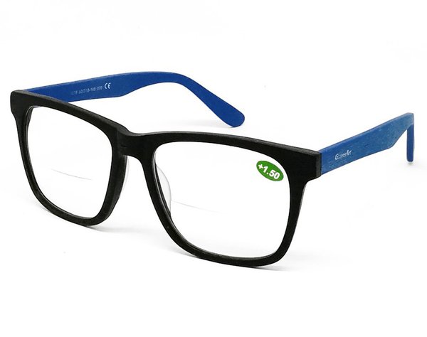 Brille mit Lesefenster & selbst tönenden Gläsern (Giani)