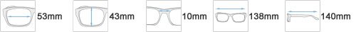 Gleitsichtbrille zum Komplettpreis (Lina) CHF.366.-