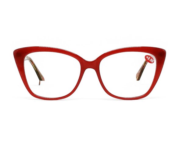 Brille mit Lesefenster & selbst tönenden Gläsern (Barbera)