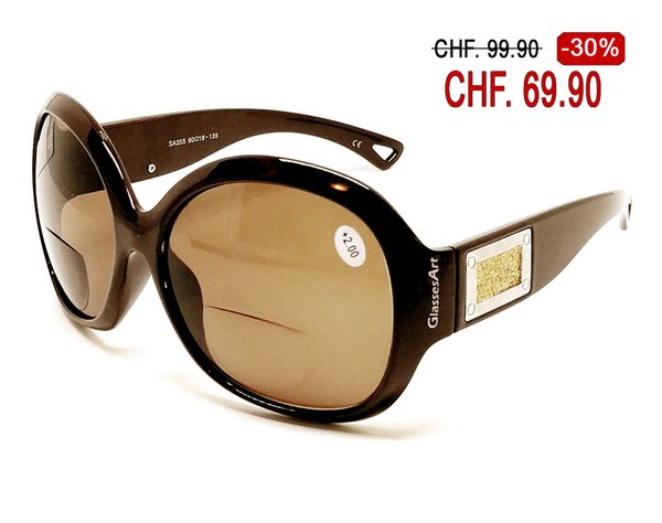 Sonnenbrille mit Lesefenster (Brunela-SA355.B)
